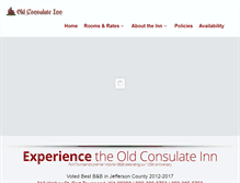 Tablet Screenshot of oldconsulate.com